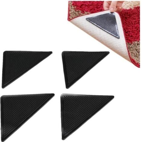4PCS Réutilisable Tapis Carpette Antidérapant Pinces Mat Pad Coussinet Lavable Aa09725