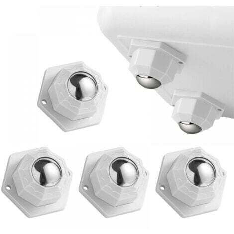 4pcs Roulette Charge Lourde, Roulettes à Billes pour Forte Charge Charge 200kg, Roulettes à Billes pour Meubles, Roulettes Silencieuses pour Meubles Ustensiles de Cuisine Boîtes de Rangement