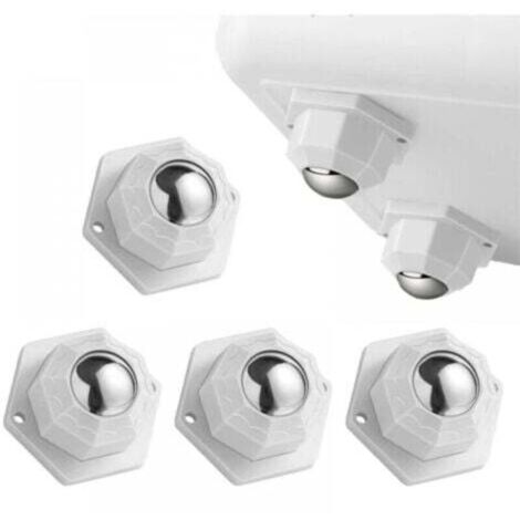 4pcs Roulette Charge Lourde, Roulettes à Billes pour Forte Charge Charge 200kg, Roulettes à Billes pour Meubles, Roulettes Silencieuses pour Meubles Ustensiles de Cuisine Boîtes de Rangement