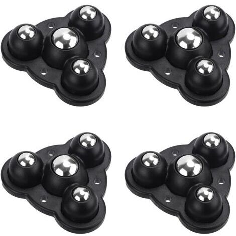 4pcs roulettes Auto-Adhésives, Petites roulettes pour Meubles Faciles à Déplacer pour Appareils Électroménagers roulettes pour Appareils Électroménagers de Cuisine (Triangle)