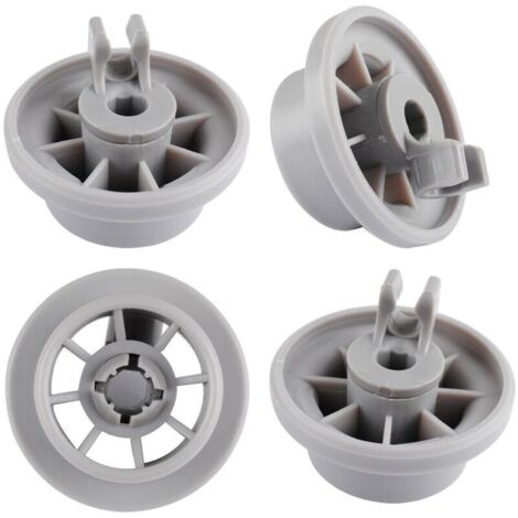 4Pcs Roulettes de Remplissage pour Lave-Vaisselle - Compatible Bosch Siemens Neff - Pièces 165314 et 420198 - Pour Panier et Glissière