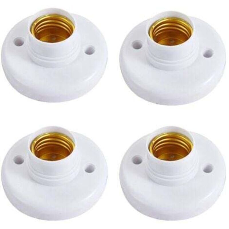 Image of 4PCS Round Plastic E27 Lamp Holders&hellip;