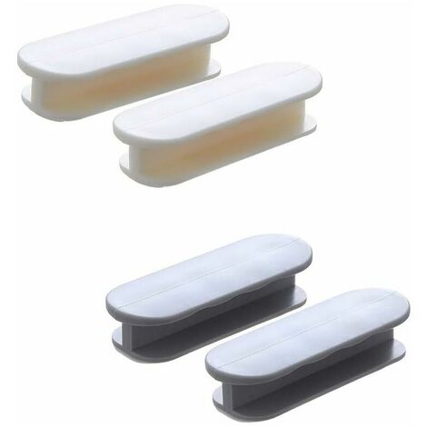 4pcs Self adhesive Window handle, Self-adhesive Handle, Adhesive Handle Sliding Door For Window Cupboard Drawer Cabinet Auxiliary co.ukidge (Gray + beige)