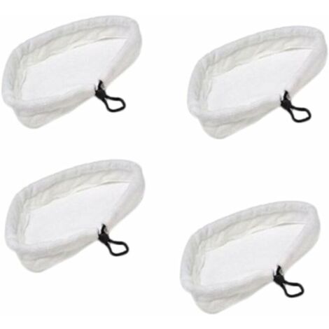 4Pcs Serpillères Balai à Vapeur Triangulaire en Microfibre pour H2O、X5、S302、S001 Mop