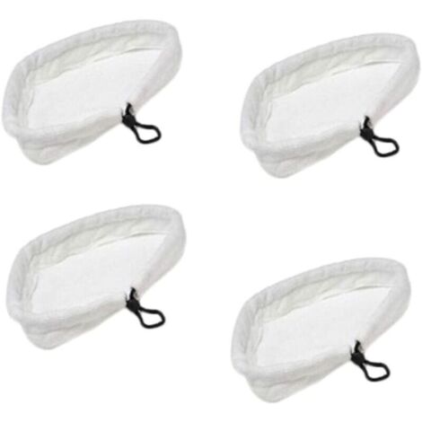 4Pcs Serpillères Balai à Vapeur Triangulaire en Microfibre pour H2O、X5、S302、S001 Mop