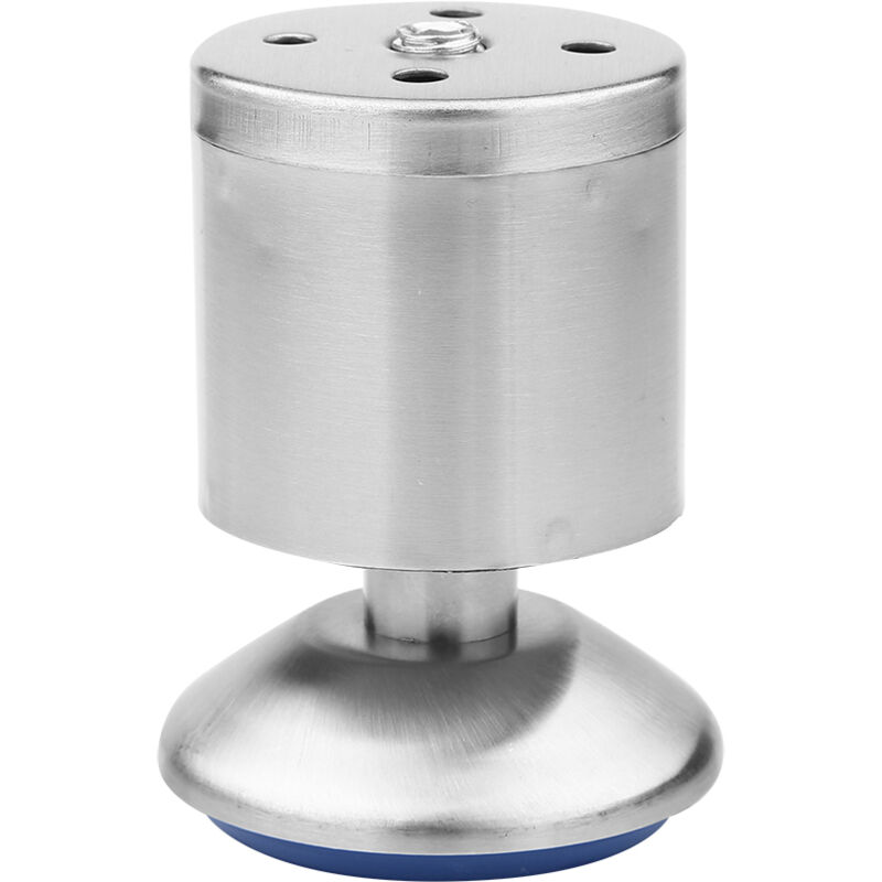 4pcs / set Hauteur Réglable Cabinet Jambes Pieds Argent En Acier Inoxydable Table Lit Canapé 50 80 MM