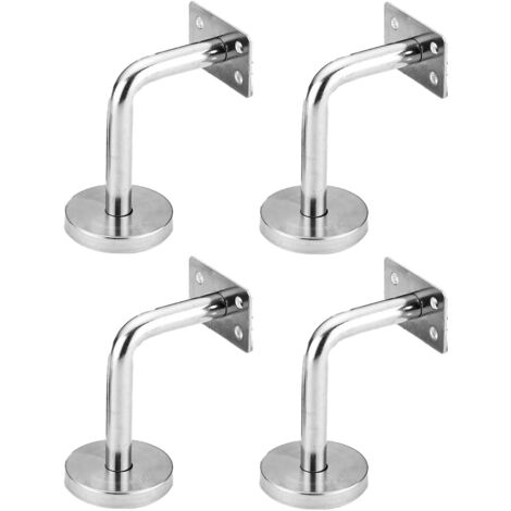 4Pcs Stainless Steel Wall Mount Staircase Handrail Bracket Heavy Duty Staircase Handrail Bracket