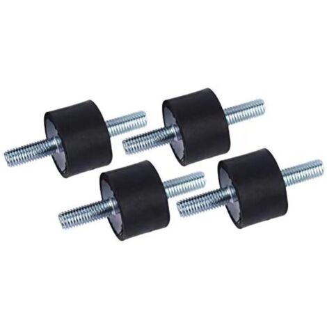 4pcs Supports En Caoutchouc D'isolant Anti-Vibration M8 30 X 20 Supports Amortisseurs De Vibrations Isolateur En Caoutchouc Anti-Vibration Avec Vis