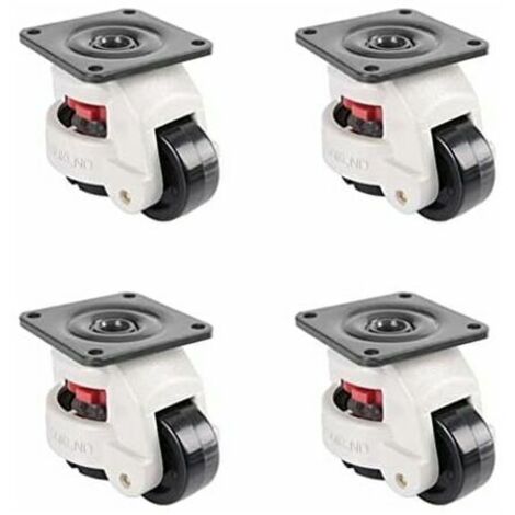 4pcs swivel casters, retractable leveling casters for industrial machine Gd-60F heavy duty nylon casters hqaPMS2yVoQ