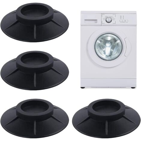 4PCS Tapis Anti Vibration Machine a Laver, Patins Amortisseurs Antivibration