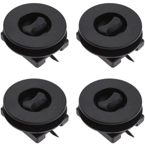 4pcs Tapis de Voiture Retenue Anti-dérapant Boucle Torsion Clip en Plastique Fixation Montage Double Couche Pinces Supports