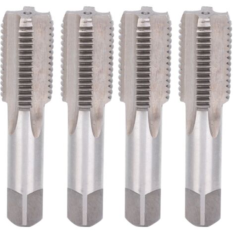 4PCS Tarauds à Main Métriques M22 en Acier Allié à Canaux Droits pour Filetage