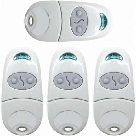 CYSLMUK 4pcs Télécommande TOP432NA telecommande motorisation porte de garage telecommande universelle bip portail universelle