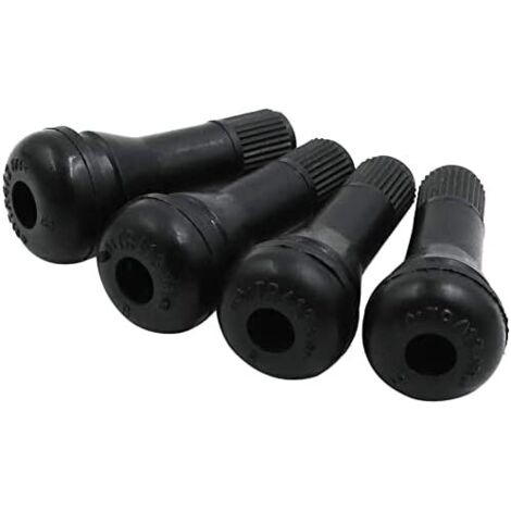4pcs tiges de valve de pneu de pneu de roue en caoutchouc noir pour véhicule automobile(02bb1 cfe63 7969a eee62 fa902 b022d
