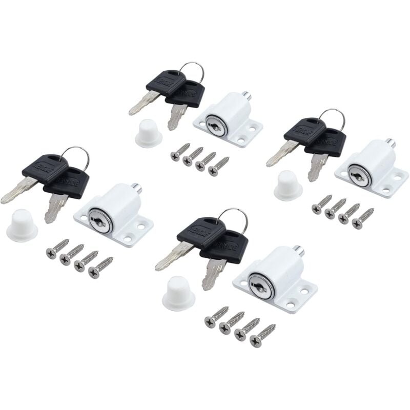 4pcs Verrous de Fenêtre Porte Coulissante Patio Embrailleur Bloc Baie Vitrée Coulissante Verrouillage Coulissant Serrure Porte Coulissant Restricteur