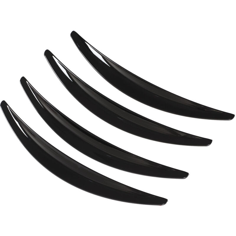 Groofoo - 4PCS Wheel Fender Flares Smooth Surface Scratch Resistant Replacement For Tesla Model 3 2017‑2022 Baked Black