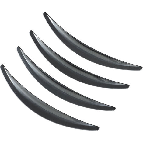4PCS Wheel Fender Flares Smooth Surface Scratch Resistant Replacement For Tesla Model 3 2017‑2022 Grey