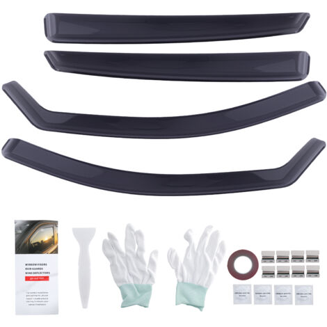 4pcs Wind Deflectors for Hyundai Kona MK1 5-Door 2017-2023 Rain Guards