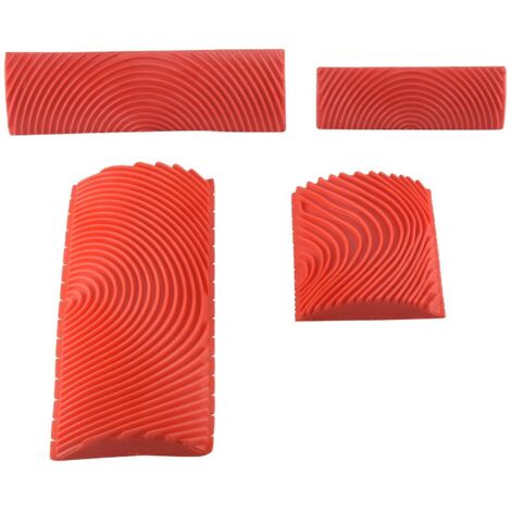 4PCS Wood Graining Tool Set Wood Graining Wall Paint for Wall DIY--