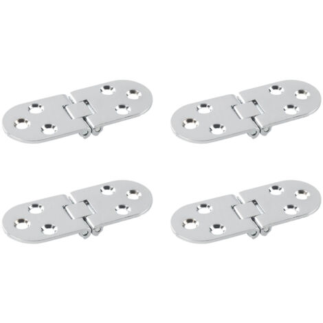 (4Pcs)Folding Hinges Table Hinges Folding Furniture Hinge Hinges Folding Table Hinges Zinc Alloy Hinge with