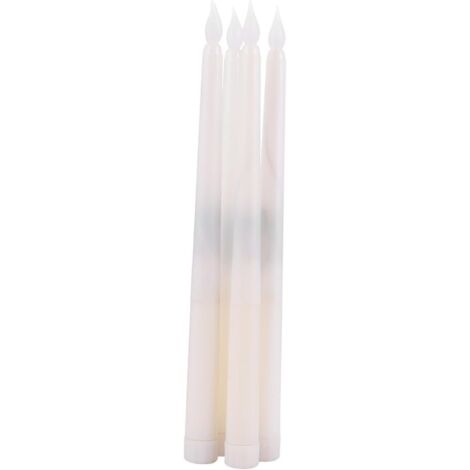 4pièces Lampe Bougie LED Électronique Lot Flamme Décoration