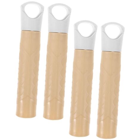 4pièces Lot De Poignées De Rechange Pour Balais à Franges Embouts Et