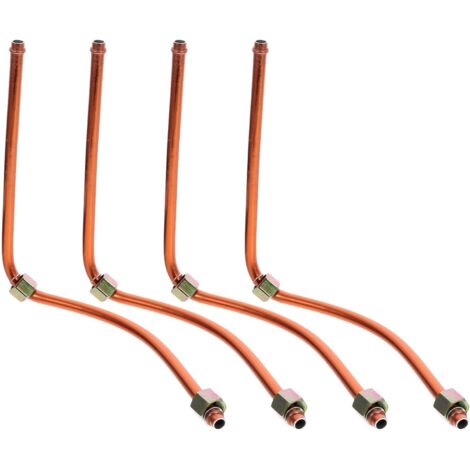4pièces Tube Échappement Pour Compresseur Air Raccords Pneumatiques Connecteur De Kit Conduite Transfert Accessoires Et Tuyauterie Pneumatique t -