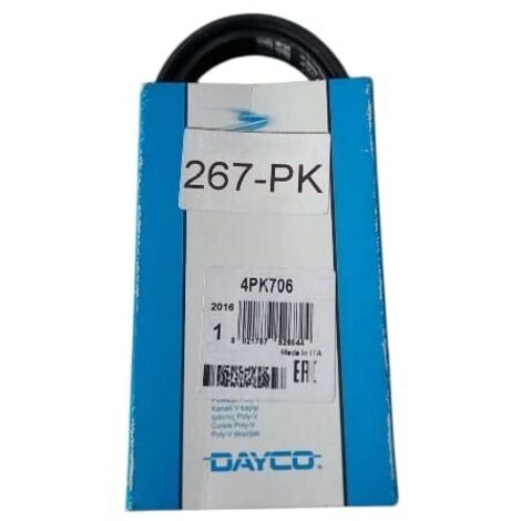 4pk706 cinghia poly-v alternatore servizi marca dayco