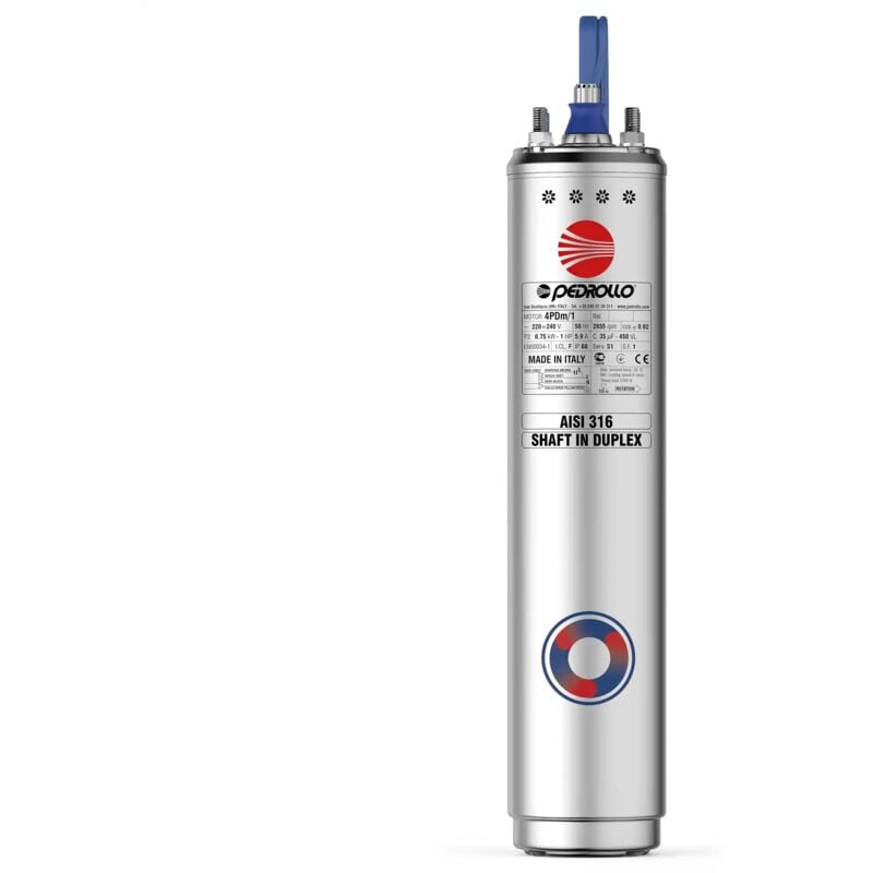 4PSm/1.5 - Moteur encapsulé 4' par 1.5 cv monophasé