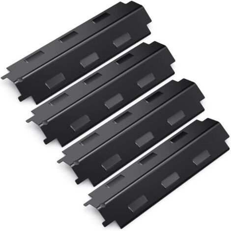 (4PS)Universal Flavorizer Bar, Couvercle de brûleur de 37 cm, Pack de 3 pièces de Rechange en Acier Porcelaine pour Plaque de Flamme, Accessoires de Plaque chauffante pour modèles de Grils