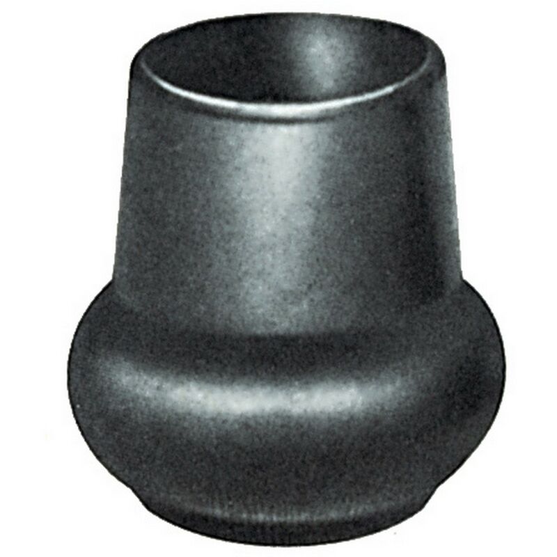 4PZ bl sottopiedi a pera neri per tubo mm. 40