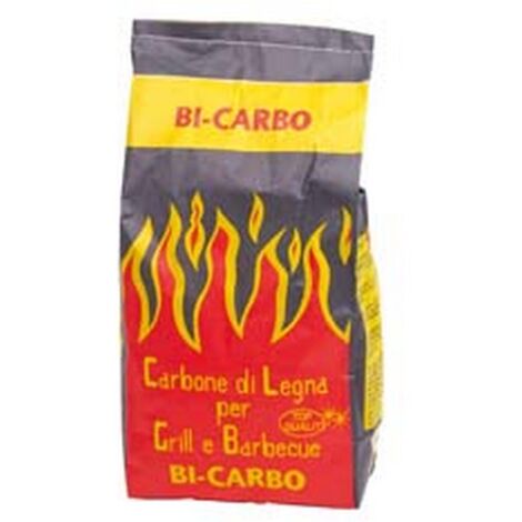 4PZ CARBONE NATURALE DI LEGNA - Kg.5 per grill e barbeque