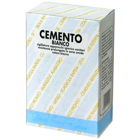 4PZ CEMENTO IN POLVERE BIANCO  kg. 5