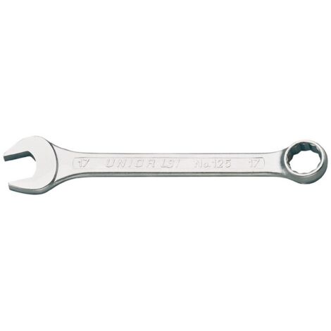 4PZ CHIAVE COMBINATA FORCHETTA/POLIGONALE Art. 125/1  mm. 7x7