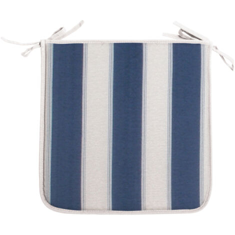 4PZ CUSCINO PANAREA DIMENSIONI CM.39X39X2 RIGATO BLU