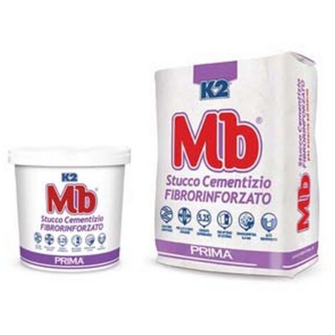 4PZ K2 MB RASANTE STUCCO IN POLVERE CEMENTIZIO FIBRATO - Kg.5 in sacco