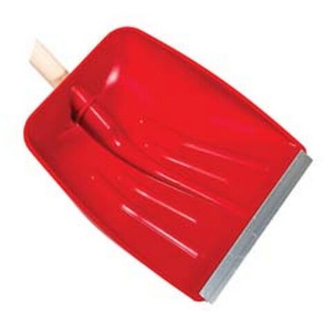 4PZ PALA IN POLIPROPILENE MULTIUSO ROSSA CON PROFILO ALLUMINIO - cm.42x37h, gr.