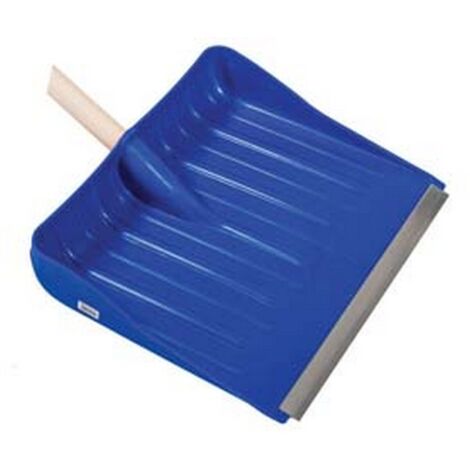 4PZ PALA IN POLIPROPILENE PER NEVE BLU CON PROFILO ALLUMINIO - cm.45x38h, gr.10