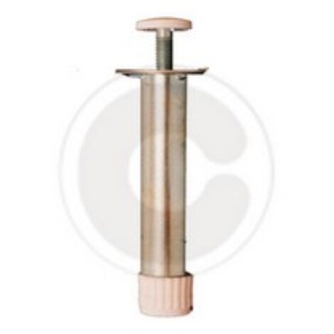 4PZ PIEDINO ACCIAIO ZINCATO MOBILI 100 MM REGOLABILE