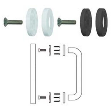 4PZ ROSONE FISSAGGIO SINGOLO MANIGLIONI NYLON  mm70 nylon