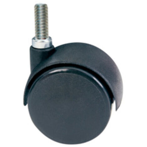 4PZ RUOTA NYLON GEMELLARE PERNO 8MAX12 D.50 MM