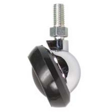 4PZ RUOTE MEZZA SFERA CON PERNO - ø mm.42 perno ø mm.8x15