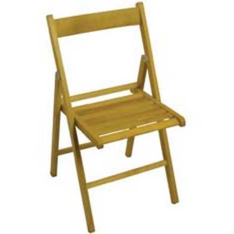 4PZ SEDIA BIRRERIA PIEGHEVOLE LEGNO NATURALE cm41,7x6,6x87,5h.chiusa