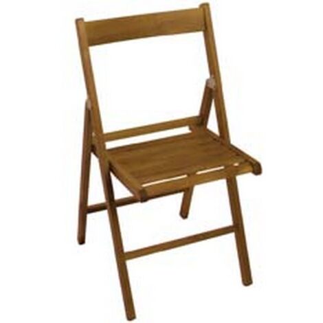 4PZ SEDIA BIRRERIA PIEGHEVOLE LEGNO SCURO cm41,7x6,6x87,5h. chiusa noce