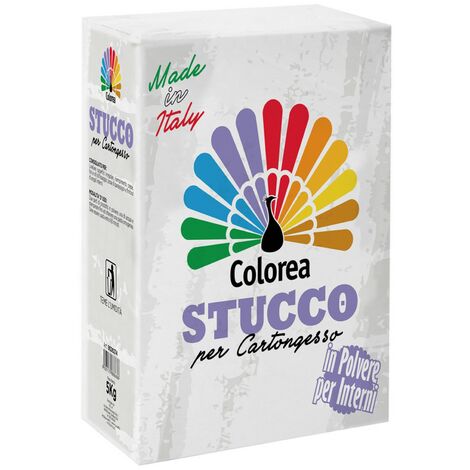 4PZ STUCCO IN POLVERE PER CARTONGESSO 'COLOREA' KG. 5