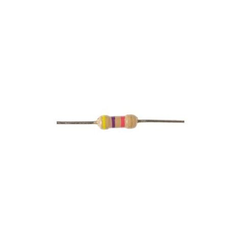 4R7  1/4W  Resistencia Carbon  4,7 Ohm 1/4W 5%