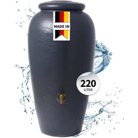 4rain AMPHORA Regenamphore 220 Liter graphite grey