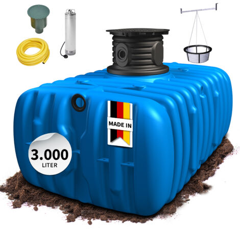 4rain FLAT M Flachtank-Paket 3000 L