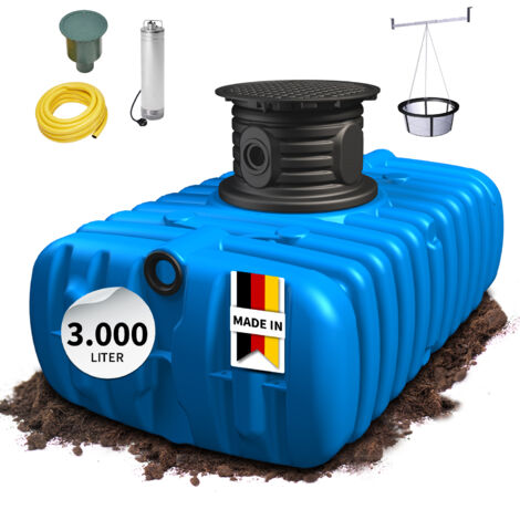 4rain FLAT S Flachtank-Paket 3000 L
