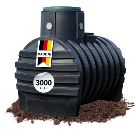 4rain MONO Erdtank 3000 Liter inkl. Tankabdeckung